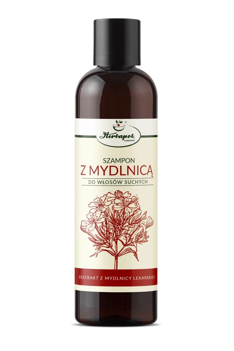 Herbapol Kraków Szampon do włosów suchych z mydlnicą 250ml