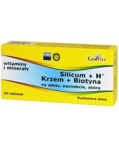 GORVITA Silicum + H (Krzem+Biotyna) 30 tabletek