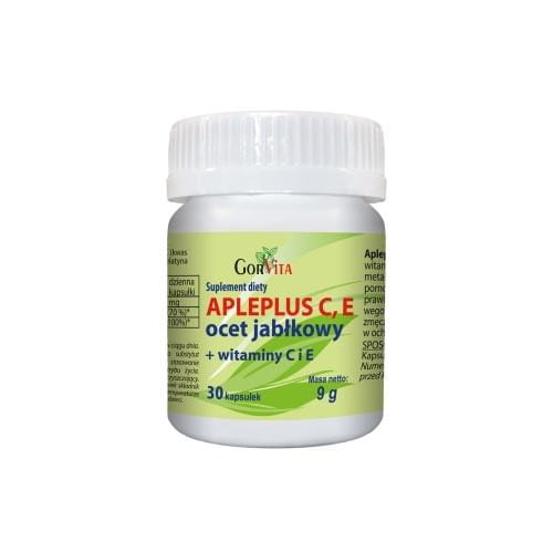 GORVITA Apleplus C, E, ocet jabłkowy 30 kapsułek