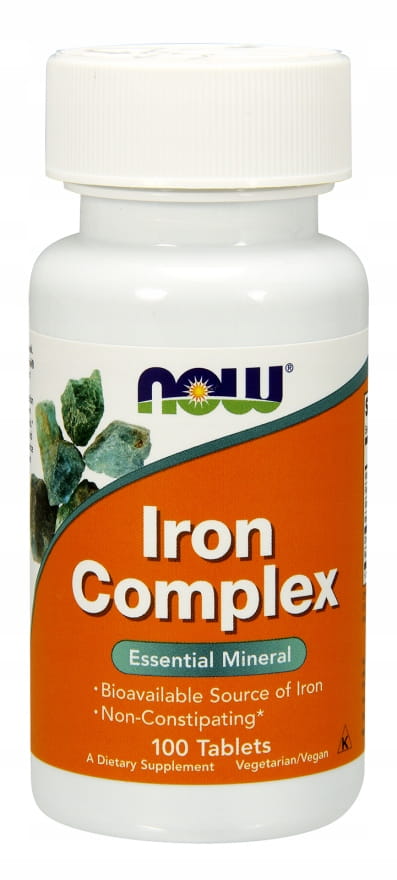 Now Foods Iron Complex 100 tabletek