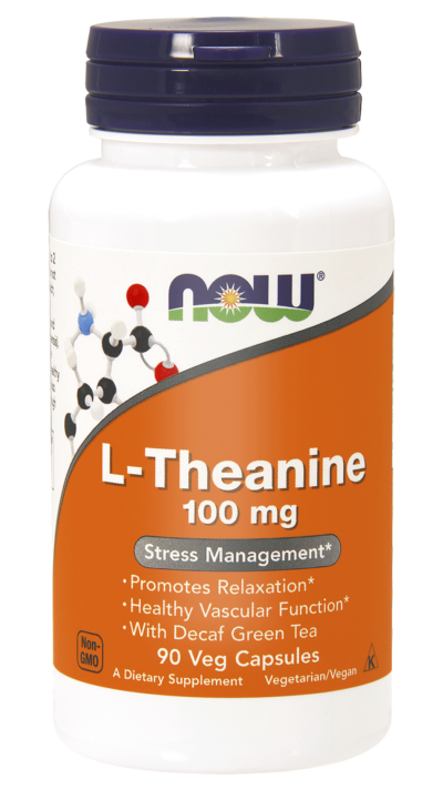 Now Foods L-Theanine 100mg 90 kapsułek