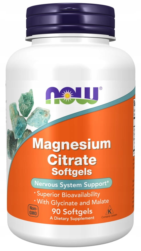 Now Foods Magnesium Citrate 90 kapsułek