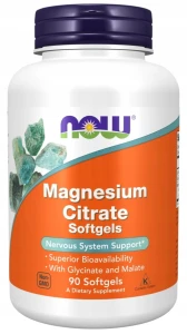 Now Foods Magnesium Citrate 90 kapsułek
