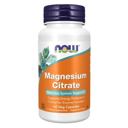 Now Foods Cytrynian magnezu 133mg 60 kapsułek