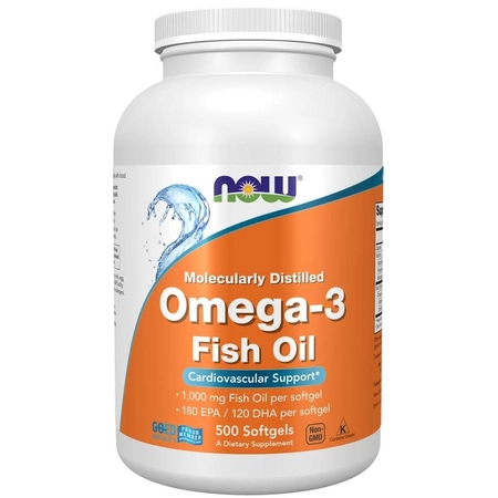 Now Foods Omega 3 500 kapsułek