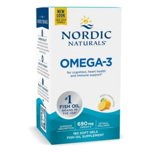 Nordic Naturals Omega-3 690 mg Lemon 180 kapsułek