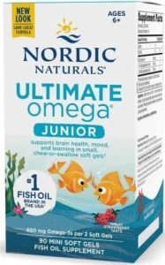 Nordic Naturals Ultimate omega junior strawberry 90 kpasułek