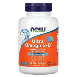 Now Foods Ultra Omega 3-D Fish 90 kapsułek