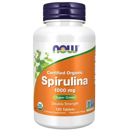 Now Foods Spirulina 1000mg 120 tabletek
