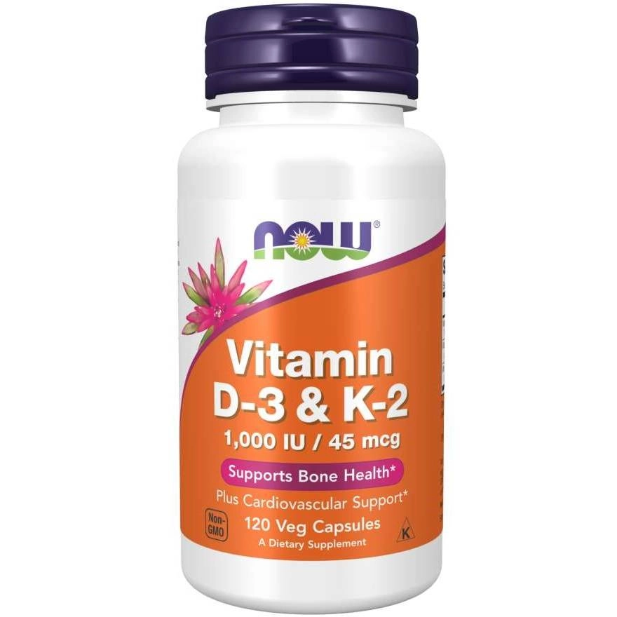 Now Foods D3 i K2 120 kapsułek