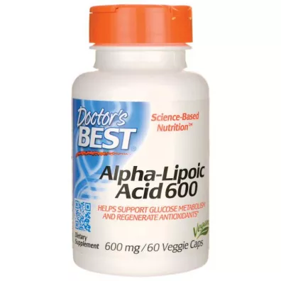 Doctor's Best Alpha-Lipoic Acid 600mg 60 kapsułek
