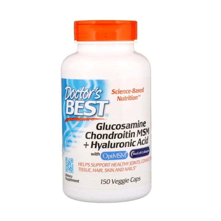 Doctor's Best Glukozamina Chondroityna MSM 150 kapsułek