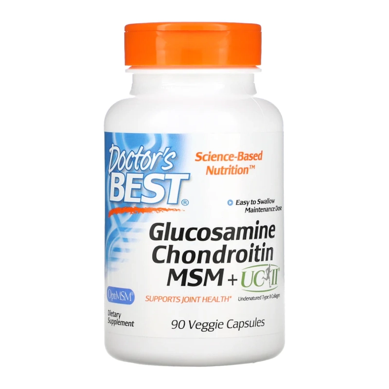 Doctor's Best Glukozamina Chondroityna MSM UCII 90 kapsułek