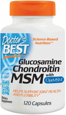 Doctor's Best Glukozamina Chondroityna MSM 120 kapsułek