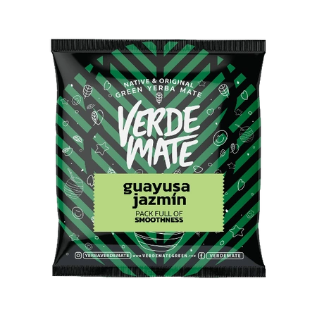 VERDE MATE Yerba Green Guayusa Jazmín 50g
