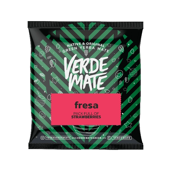 VERDE MATE Yerba Fresa Truskawka 50g