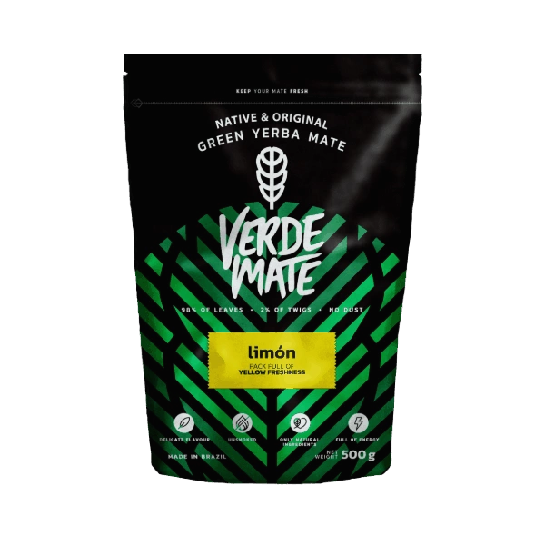 VERDE MATE Green Mate Limon Cytryna 500g
