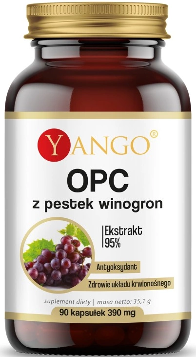 YANGO OPC z pestek winogron 90 kapsułek