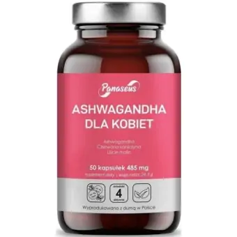 YANGO Panaseus Ashwagandha dla kobiet 50 kapsułek
