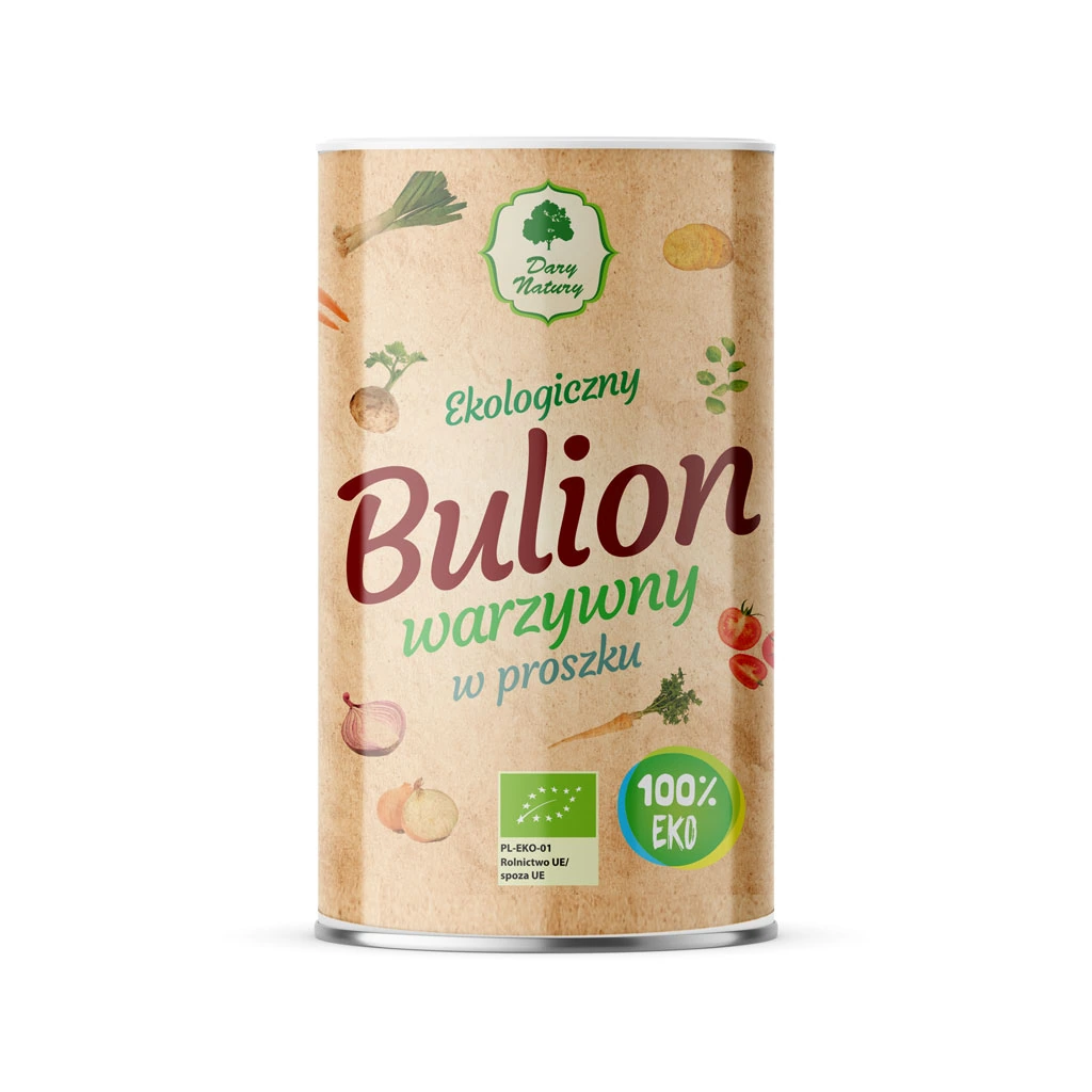 DARY NATURY Bulion warzywny EKO w proszku 200g