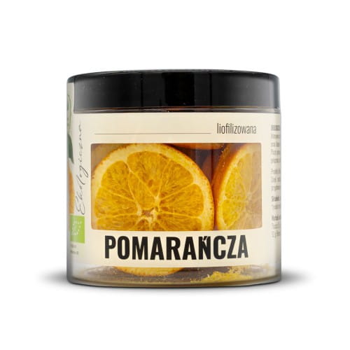DARY NATURY Słój Pomarańcza plastry Liofilizowane EKO 50g