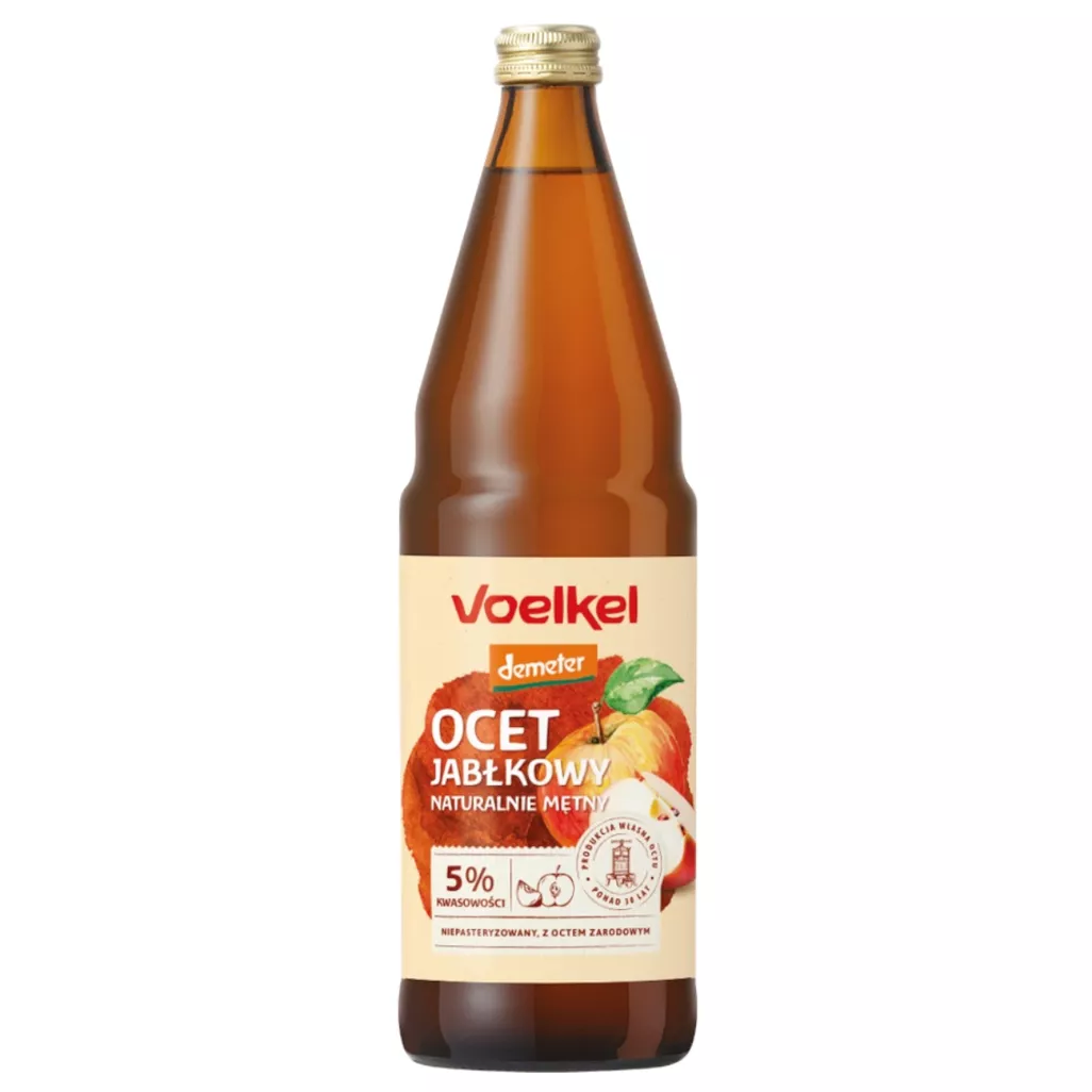 VOELKEL Ocet jabłkowy mętny Demeter 750ml