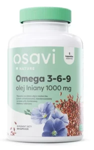 OSAVI Omega 3-6-9 olej lniany 60 kapsułek