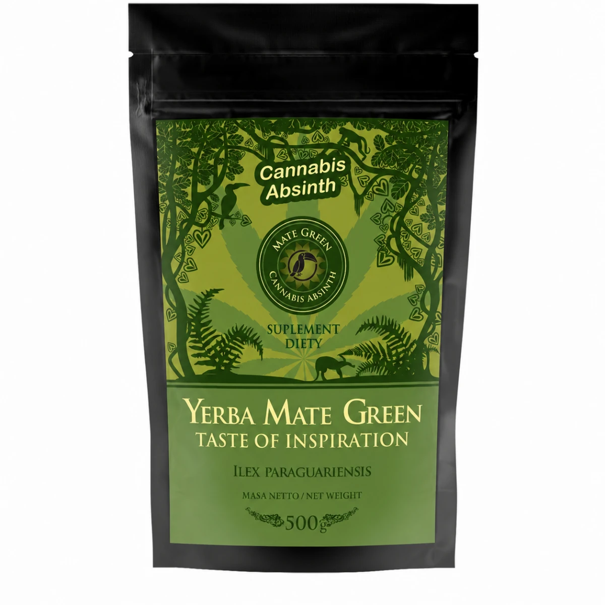 YERBA GREEN MATE Yerba Canabis Absinth 500g