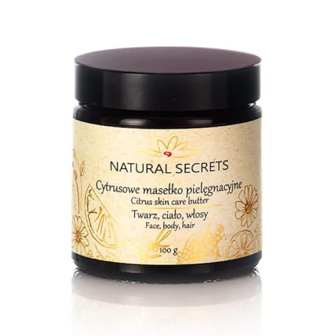 NATURAL SECRETS Cytrusowe masełko pielęgnacyjne 100g