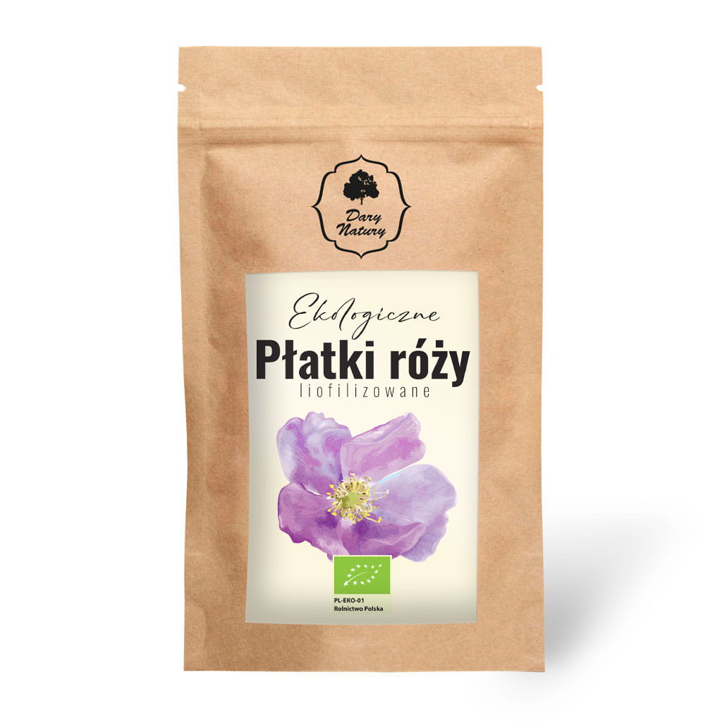 DARY NATURY Słój Róża płatki Liofilizowane EKO 5g