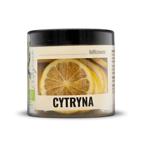 DARY NATURY Słój Cytryna plastry Liofilizowane EKO 50g