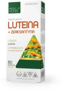 MEDICA HERBS  Luteina + zeaksantyna 80 kapsułek