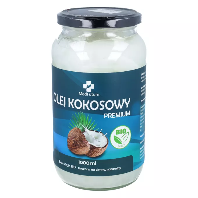 MEDFUTURE Olej Kokosowy Bio nierafinowany 1000ml