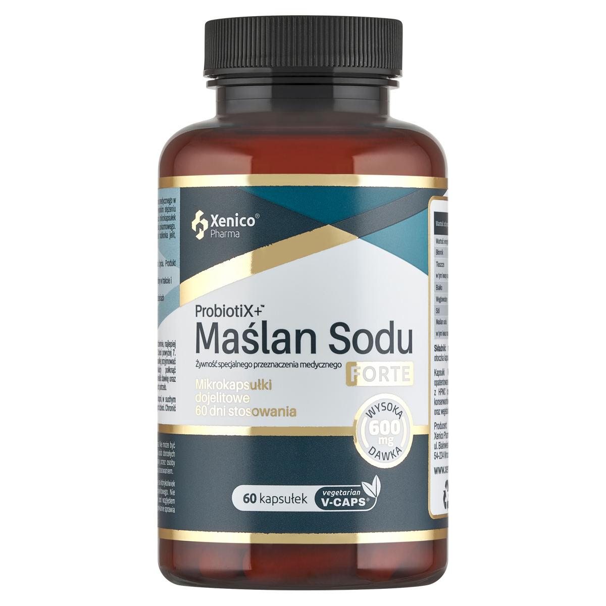 XENICO ProbiotiX+ Maślan Sodu Forte 60 kapsułek