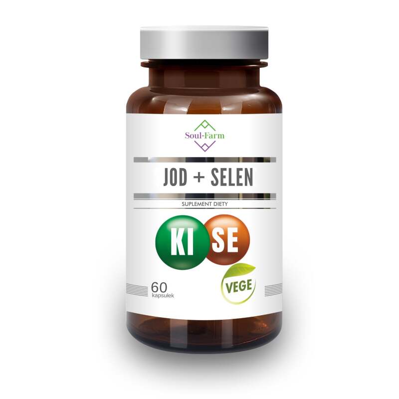 SOUL FARM Jod + Selen 300mg 60 kapsułek