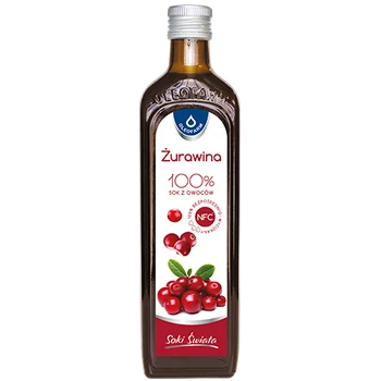 Oleofarm Sok z owoców żurawin 490ml