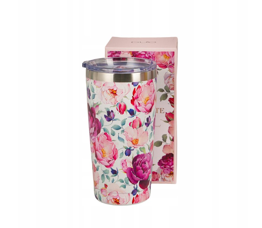 Kubek termiczny Prosty Spring Roses