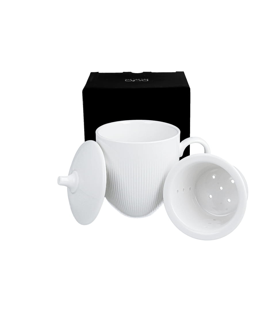 Kubek z zaparzaczem Raphael Porcelana DUO