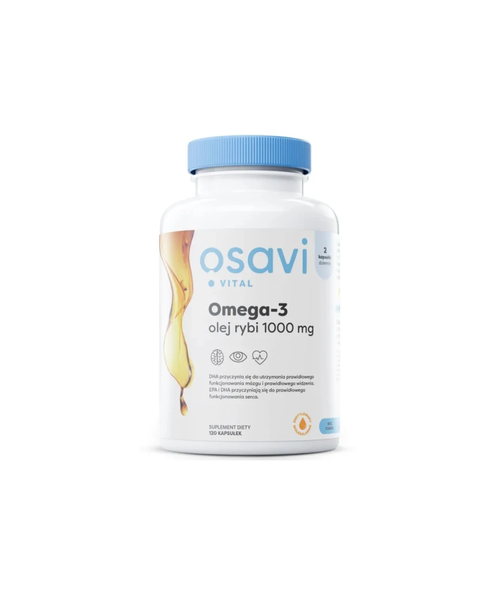 Osavi Omega-3 olej rybi 1000mg 120 kapsułek