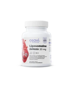 Osavi Liposomalne Żelazo 20mg 60 kapsułek