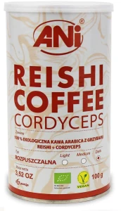 Kawa rozpuszczalna Reishi + cordyceps" bio 100 g - ANI