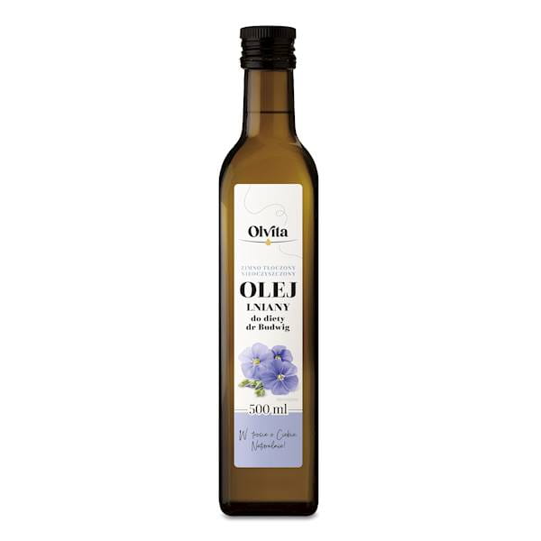 Olvita Olej lniany dr Budwig 500ml