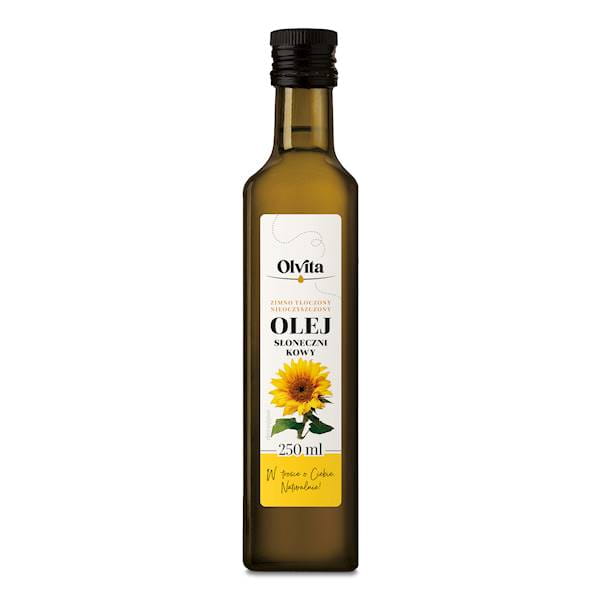 Olvita Olej słonecznikowy tłoczony na zimno 250ml