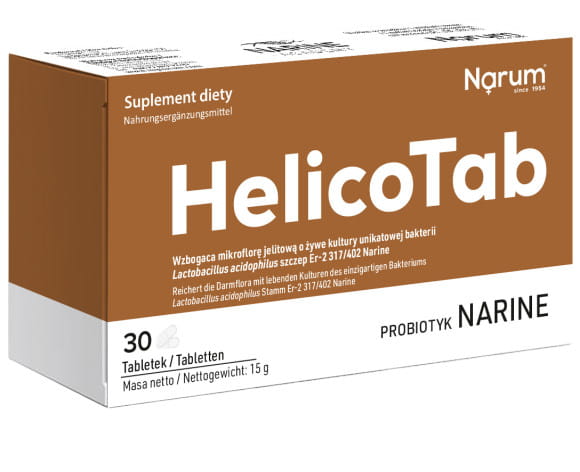 Narum HelicoTab 500mg 30 tabletek
