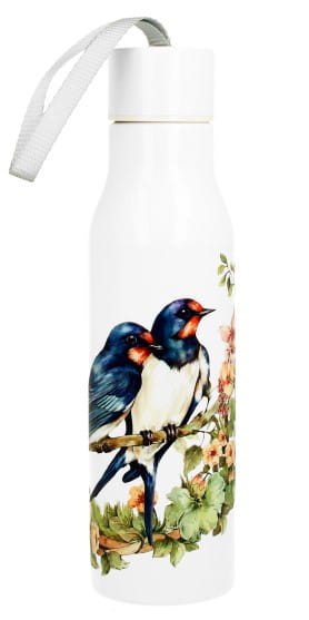 Butelka termiczna Termos 500 ml STAL NIERDZEWNA - Ptasi Świat JASKÓŁKI 0.5l