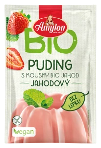 AMYLON Budyń truskawkowy bezglutenowy Bio 40g