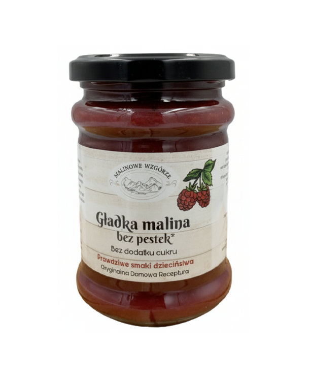 MALINOWE Dżem Gładka Malina 270g