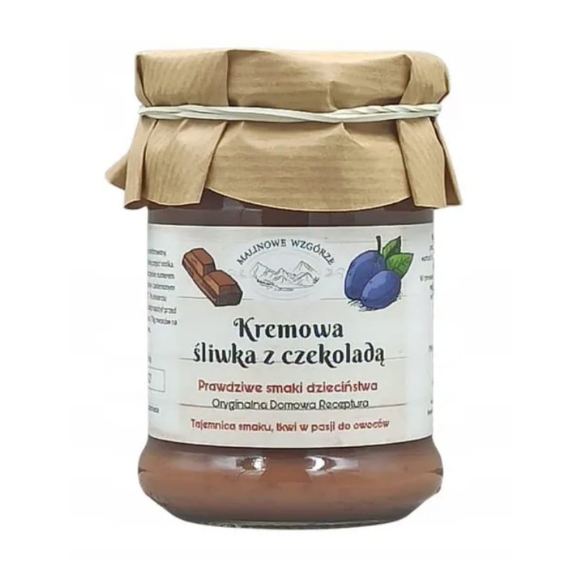 MALINOWE Kremowa śliwka z czekoladą 270g