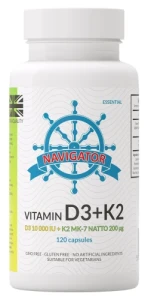 NAVIGATOR Sunny D3 10tys+K2 200mcg 90 kapsułek