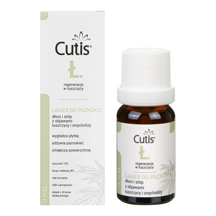 CUTIS Ł ŁUSZCZYCA lakier do paznokci x 10ml